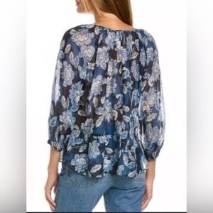 Johnny Was Nerissa Tiered Top Size Small